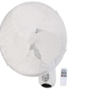 EQUATION Ventilador de Pared Derby 45W Blanco con Mando y Temporizador
