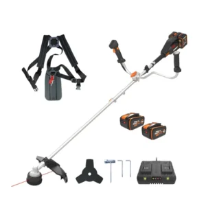 WORX Desbrozadora a Batería Nitro 40V 4Ah con 2 Baterías y Disco